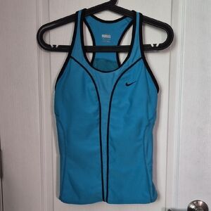 Nike Blue and Black Racerback Tank